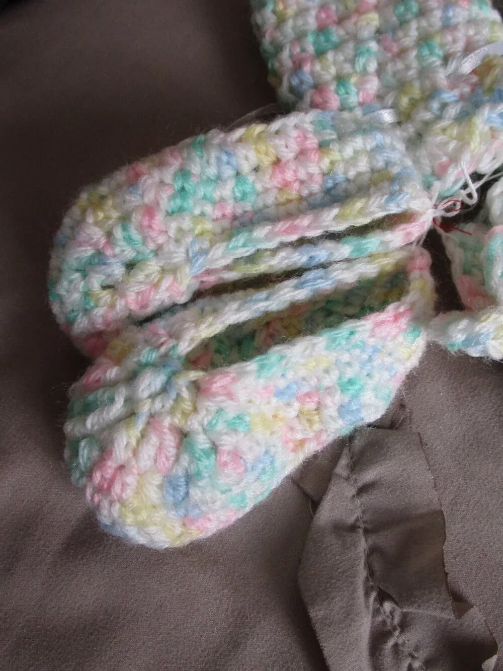hand knit newborn set